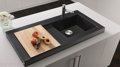 مدل های سینک ظرفشویی قهوه ای و مشکی