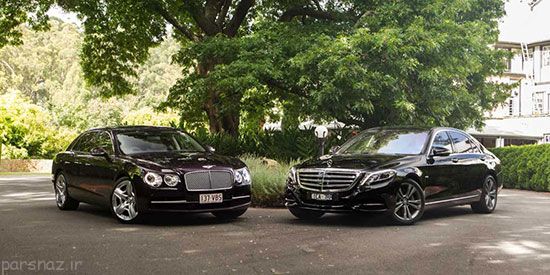مقایسه دو غول بزرگ بنز S600 و بنتلی