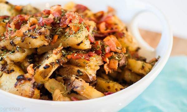 طرز تهیه سیب زمینی کاراملی خوش طعم