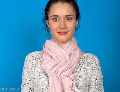 مدل های بستن شال برای تیپ جذاب پاییزی