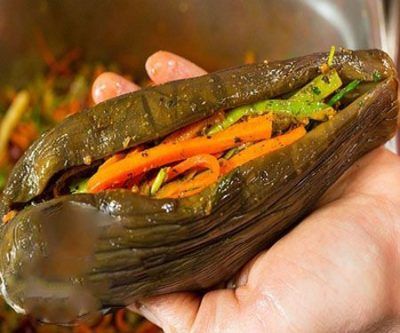 طرز تهیه ترشی بادمجان شکم پر خوشمزه