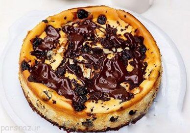 چیز کیک آلبالو و شکلات سلطان خوراکی ها