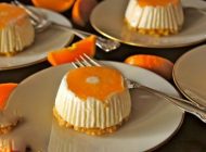 چیز کیک نارنگی خوراکی پاییزی