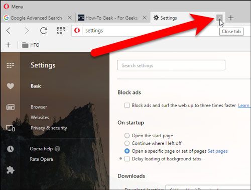تعیین سایت پیش فرض هنگام باز شدن مرورگر