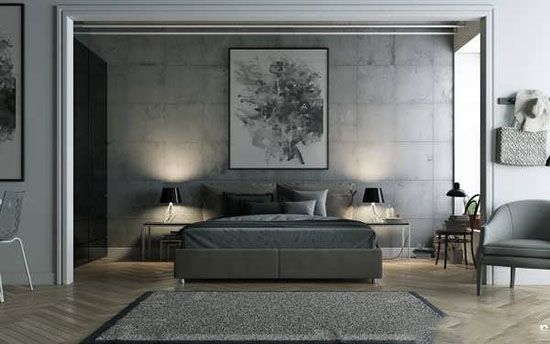 زیباترین اتاق خواب ها به رنگ خاکستری
