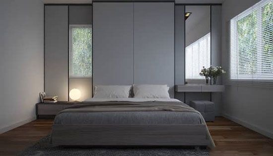 زیباترین اتاق خواب ها به رنگ خاکستری