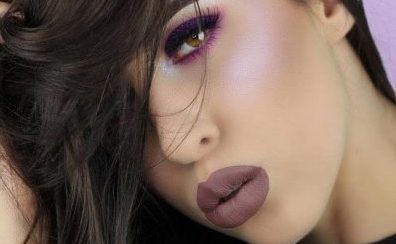 مدل آرایش چشم صورت و لب از Emily Mclaughlin