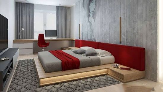 زیباترین اتاق خواب ها به رنگ خاکستری