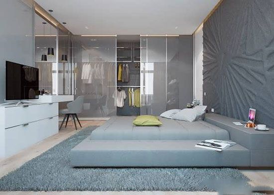 زیباترین اتاق خواب ها به رنگ خاکستری