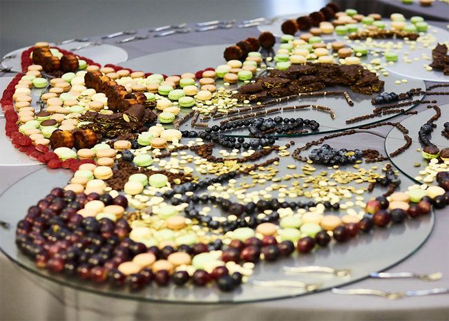 عکس های دیدنی از خلق تصاویر جالب با مواد خوراکی