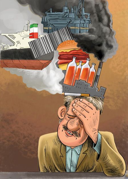 مجموعه کاریکاتور جالب و زیبا درباره آلودگی هوا