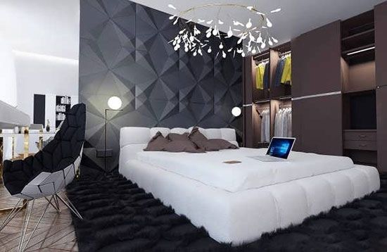 زیباترین اتاق خواب ها به رنگ خاکستری