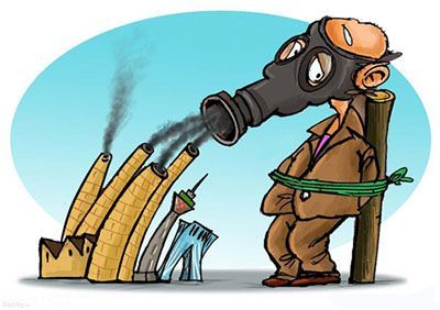 مجموعه کاریکاتور جالب و زیبا درباره آلودگی هوا