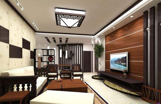 انواع دیوارهای چوبی برای فضای پشت کاناپه