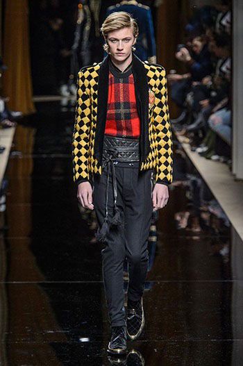 مدل لباس مردانه زمستانی Balmain 2017