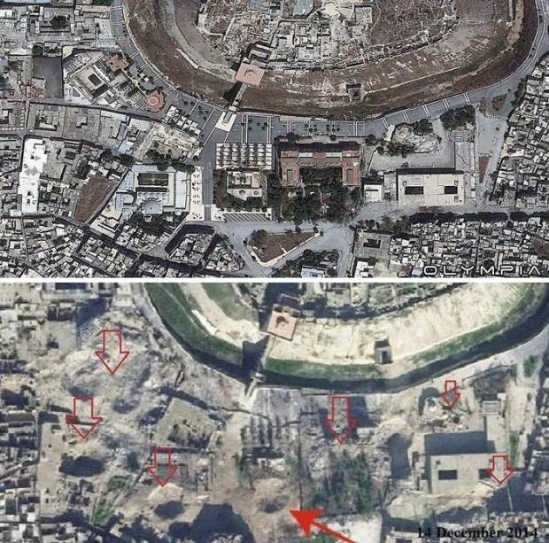 عکس های جالب شهر حلب قبل و بعد از ویرانی عکس های جالب شهر حلب قبل و بعد از ویرانی