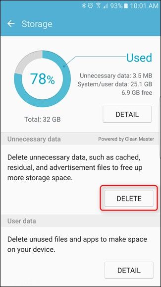 آزادسازی حافظه سامسونگ با Smart Manager