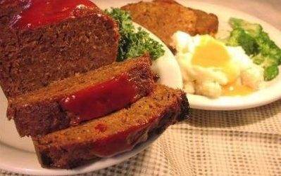 میتلف گوشت غذایی خوشمزه به شکل کیک