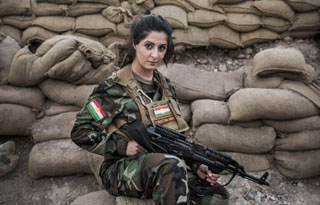 جانا دختر کرد ایرانی قاتل داعشی ها