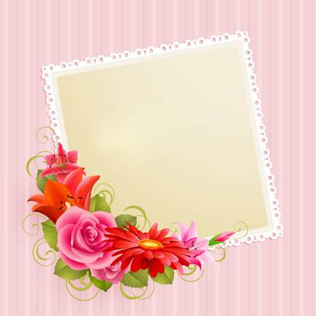 تصاویر گل های زیبا برای کارت پستال