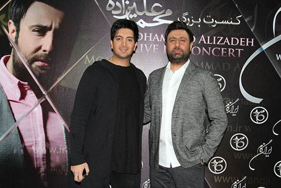 تصاویر محمد علیزاده در کنسرت زمستانی برج میلاد