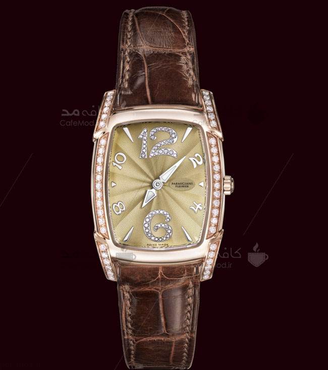 مدل ساعت مچی زنانه بند چرمی برند Parmigiani