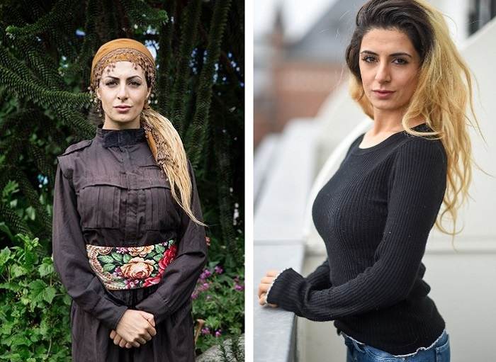 جوانا پالانی دختر ایرانی در صف اول جبهه داعش