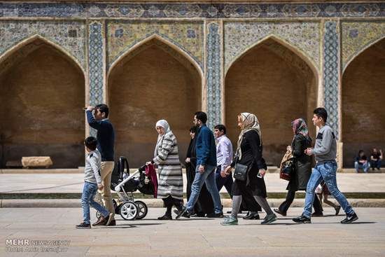 مسجد وکیل شیراز میزبان گردشگران نوروزی