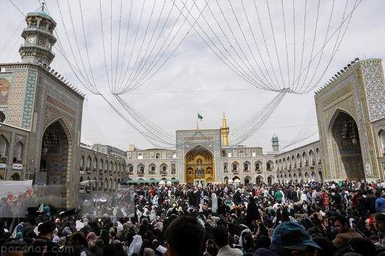 تصاویر موعد سال تحویل در حرم امام رضا (ع)