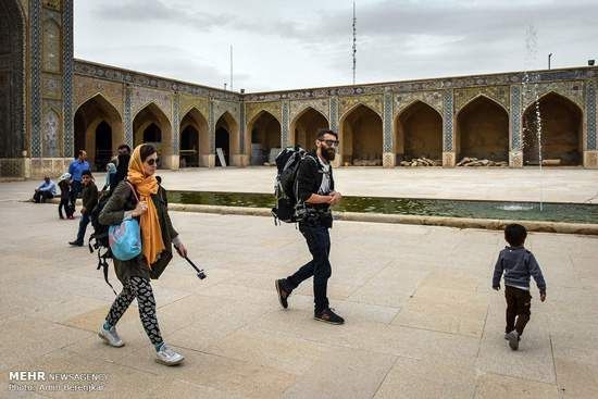 مسجد وکیل شیراز میزبان گردشگران نوروزی