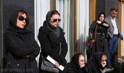 هنرمندان در مراسم تشییع پیکر افشین یداللهی