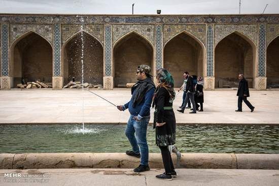 مسجد وکیل شیراز میزبان گردشگران نوروزی