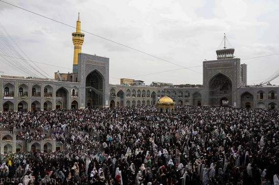 تصاویر موعد سال تحویل در حرم امام رضا (ع)