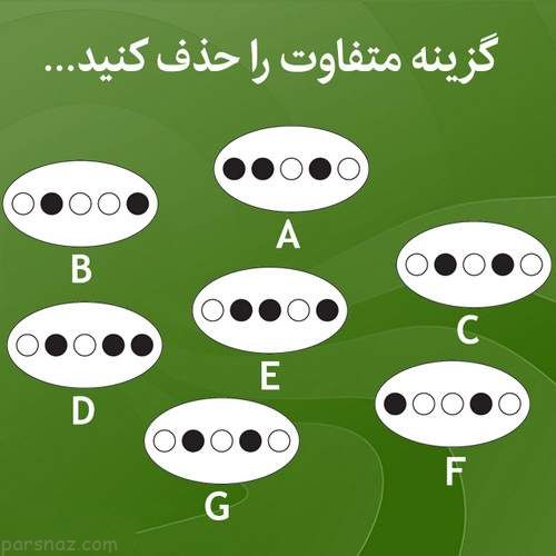 تست هوش جالب تشخیص دادن سلول متفاوت