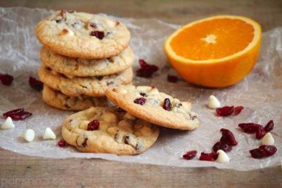طرز تهیه کوکی کرن بری و پرتقال شیرینی عید