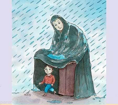 کاریکاتورهای زیبا و جدید به مناسبت روز مادر