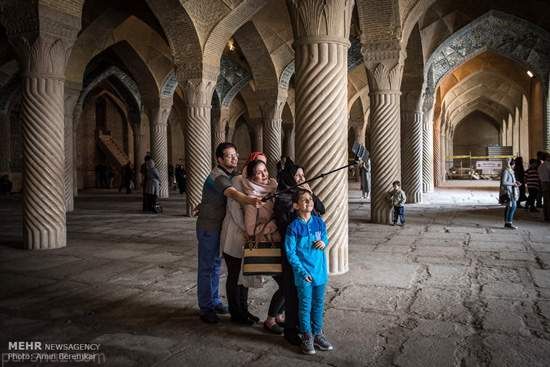 مسجد وکیل شیراز میزبان گردشگران نوروزی
