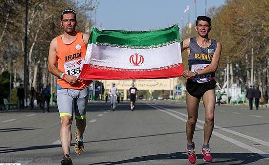 دو ماراتن زنان و مردان ایرانی و خارجی در تهران