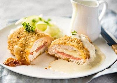 طرز تهیه چیکن کوردن بلو غذای خوشمزه