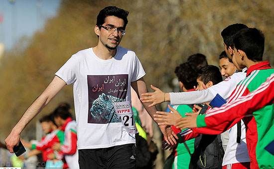 دو ماراتن زنان و مردان ایرانی و خارجی در تهران