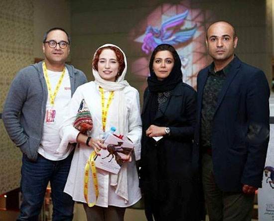 رامبد جوان در کنار نگار جواهریان در جشنواره جهانی فجر