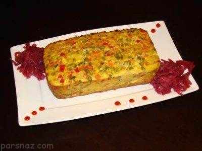 طرز تهیه کیک سبزیجات خوشمزه و عالی