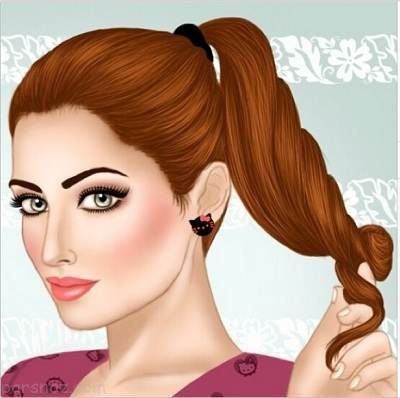 عکس پروفایل های دخترانه زیبا به شکل کارتونی