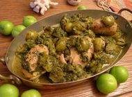 طرز تهیه خورش گوجه سبز و چغاله خوشمزه