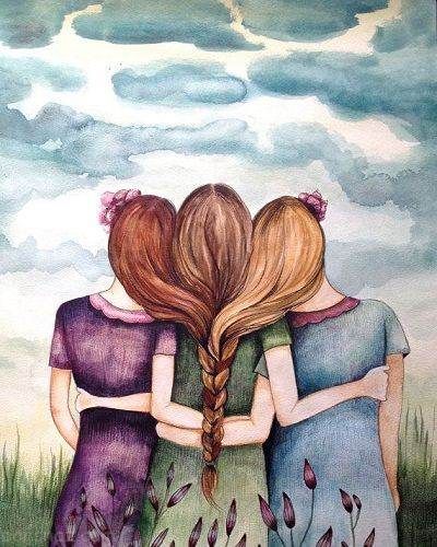 عکس پروفایل های دخترانه زیبا به شکل کارتونی