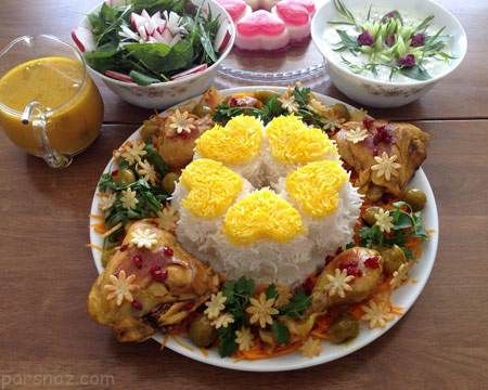 بهترین و زیباترین تزیینات برنج مخصوص مهمانی