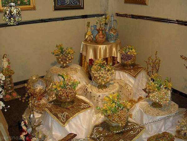 جدیدترین و زیباترین مدل چیدن سفره عقد ایرانی