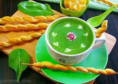 آموزش تهیه سوپ اسفناج خوشمزه و عالی