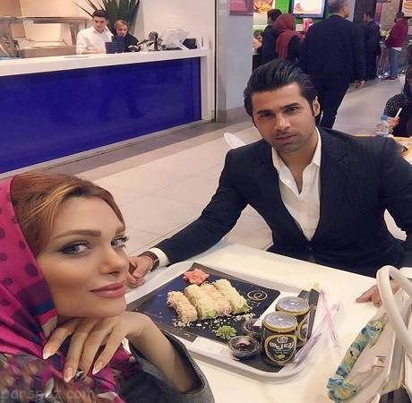 ابراز عشق نسیم نهالی به همسرش محسن فروزان
