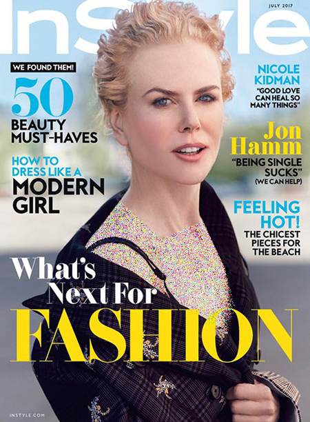 عکس های نیکول کیدمن در مجله فشن INSTYLE